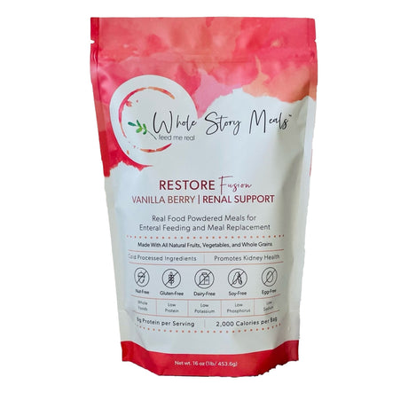 Whole Story Meals Restore Fusion Renal Support, Vanilla Berry Flavor - 7126-Single - LL Medico