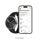 Withings ScanWatch 2 Hybrid Smartwatch, 38mm, Black - HWA10-MODEL1-ALL-INT-Single - LL Medico