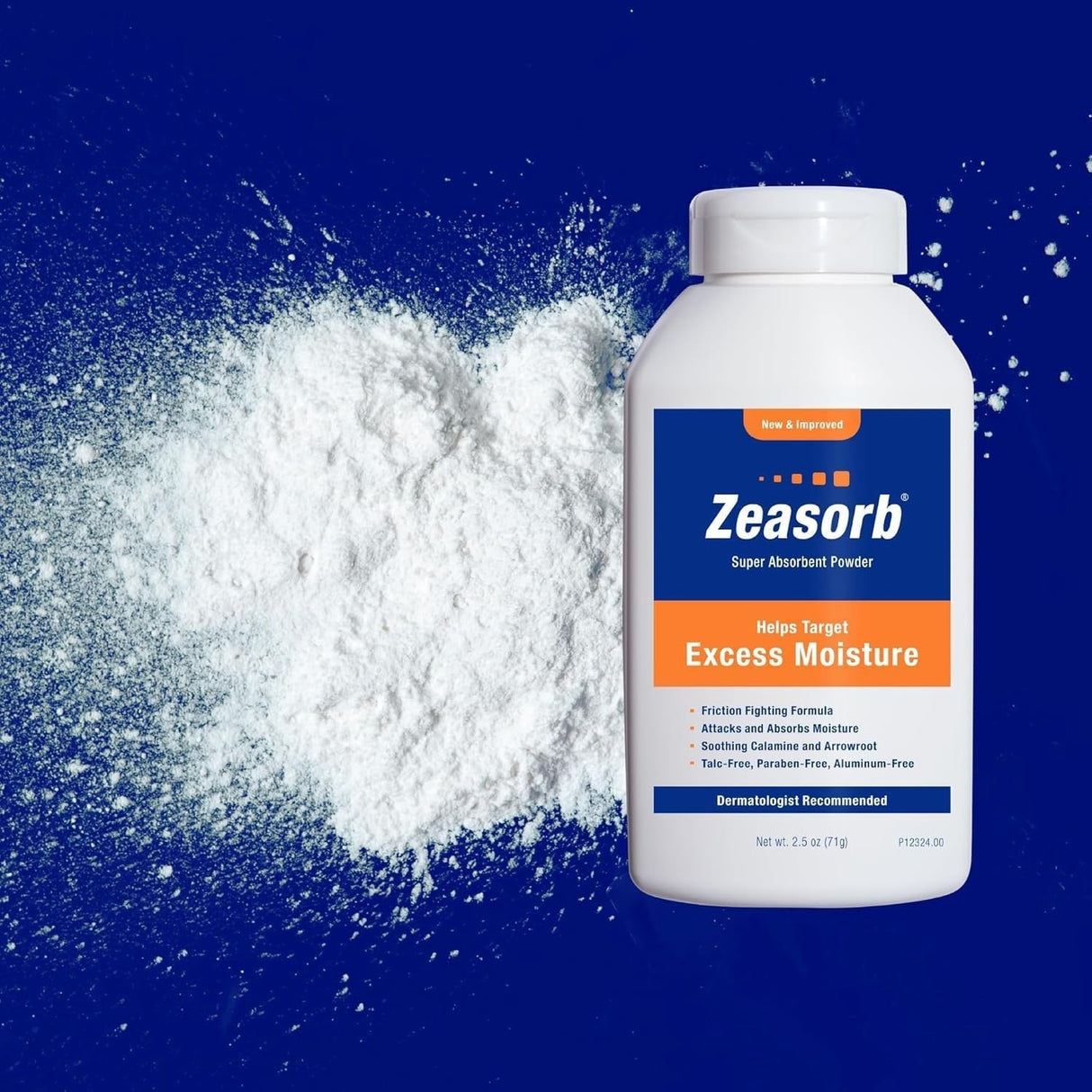 Zeasorb Super Absorbent Powder, Herbal Tea Scent, 2.5 oz - 30316023325-Single - LL Medico